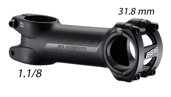 BBB Styrstam RoadForce 31.8 mm x 130mm