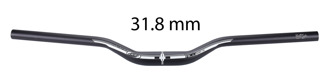 BBB Styre MTB SkyBar 660mm 31,8mm Svart