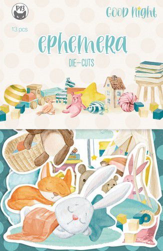 Piatek13 - Paper Ephemera set Good Night 