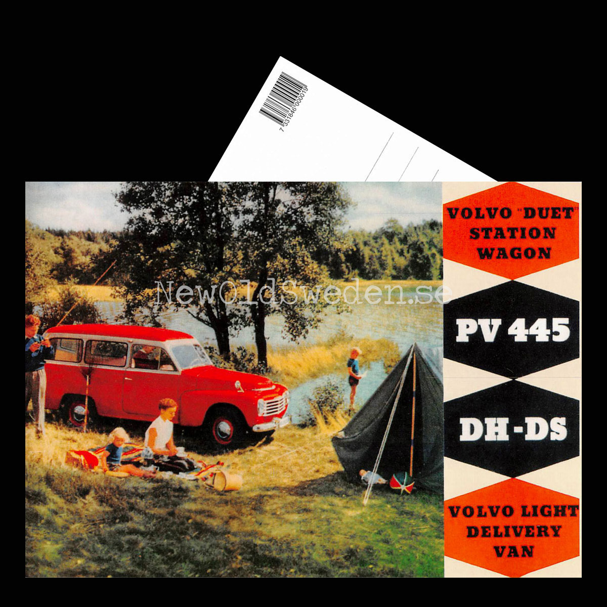 Volvo PV 445 DH-DS DUET - Vykort A5 - 3