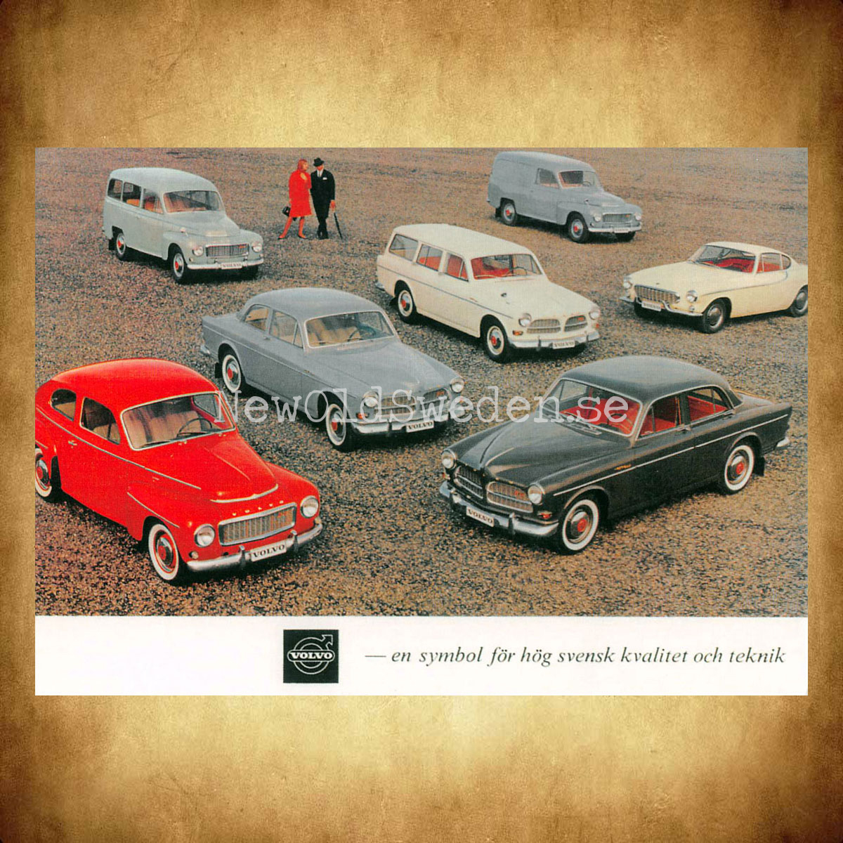 Volvo MODELLER - Vykort A5 - 2