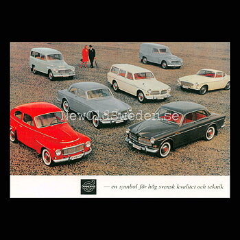 Volvo MODELLER - Vykort A5