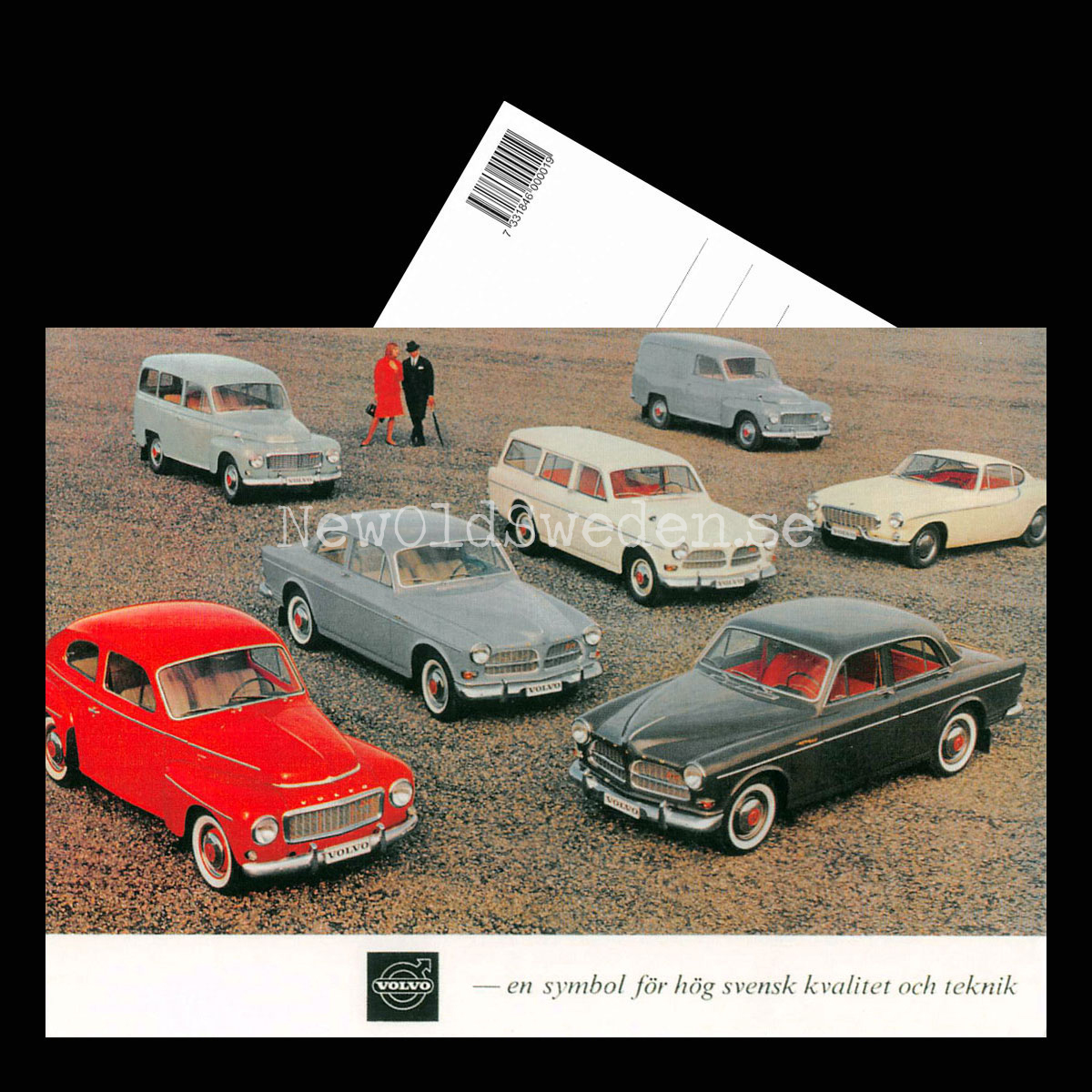 Volvo MODELLER - Vykort A5 - 3