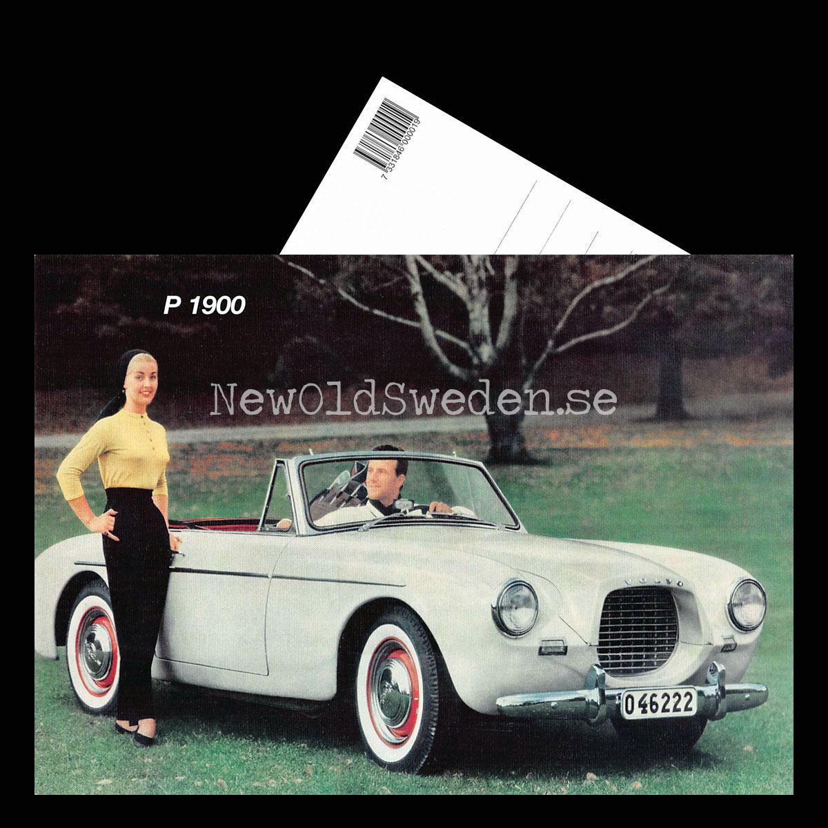 Volvo P 1900 - Vykort A5 - 3
