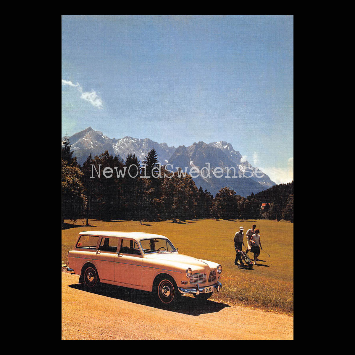 Volvo Amazon Kombi B18 - 1965 - Vykort A5