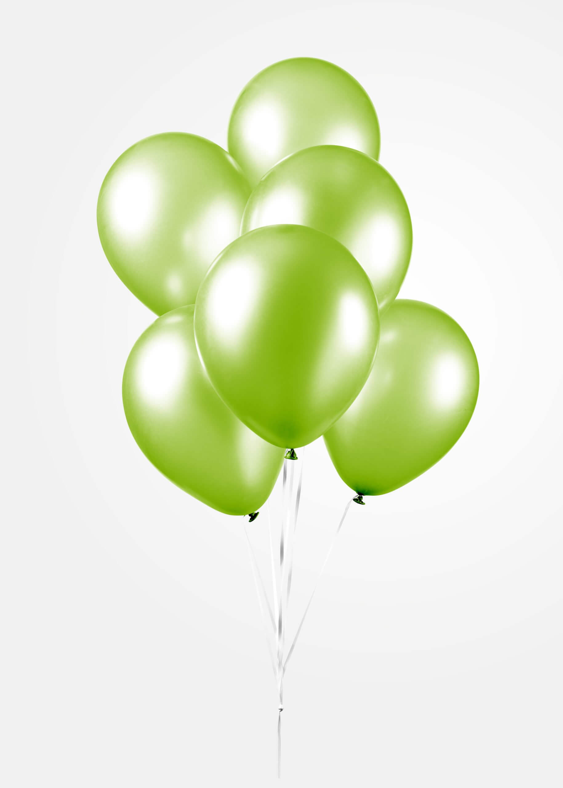 Ballonger  Pärlemor lime grön