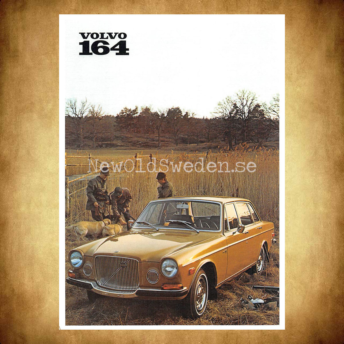Volvo 164 B30 - 1969 - Vykort A5 - 2