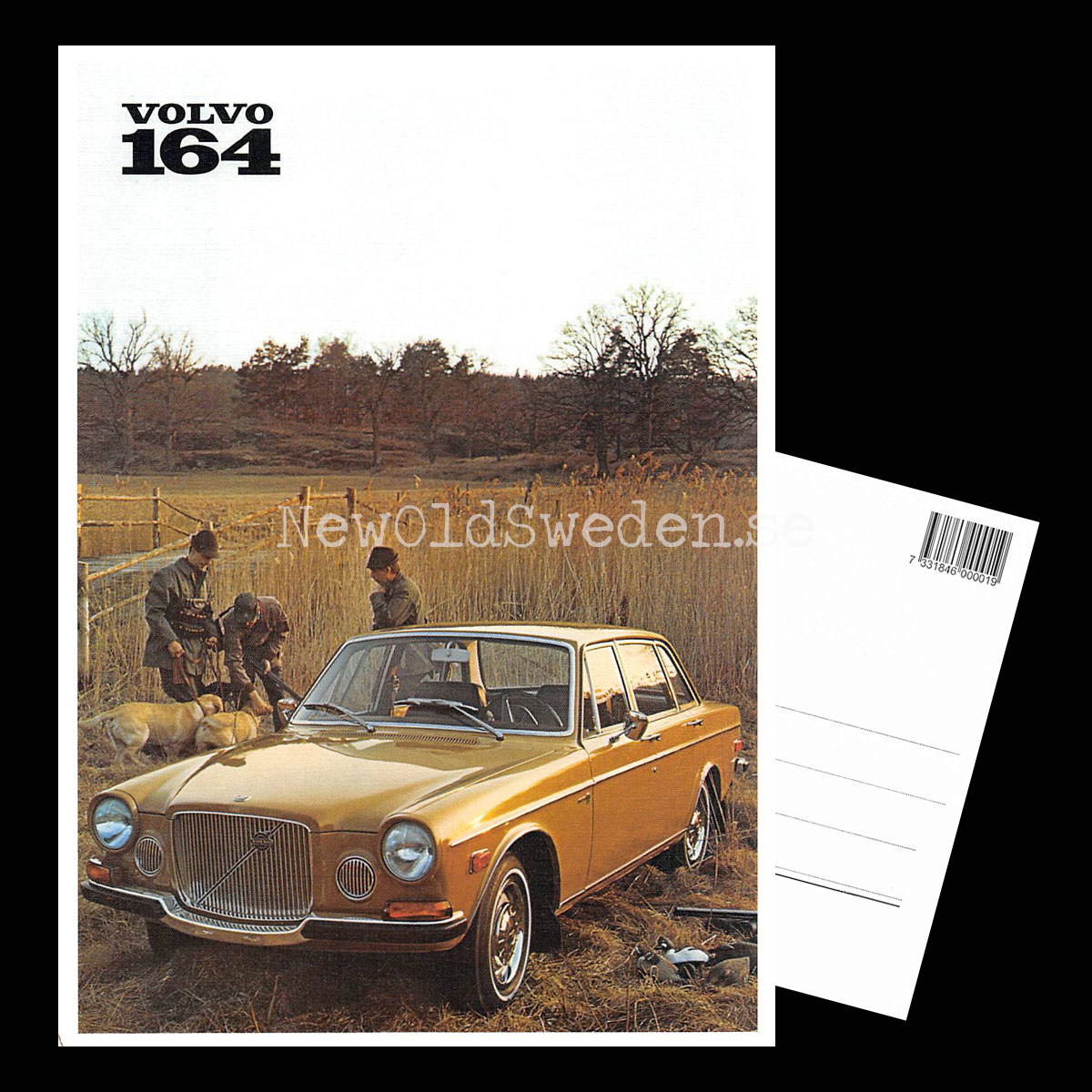 Volvo 164 B30 - 1969 - Vykort A5 - 3