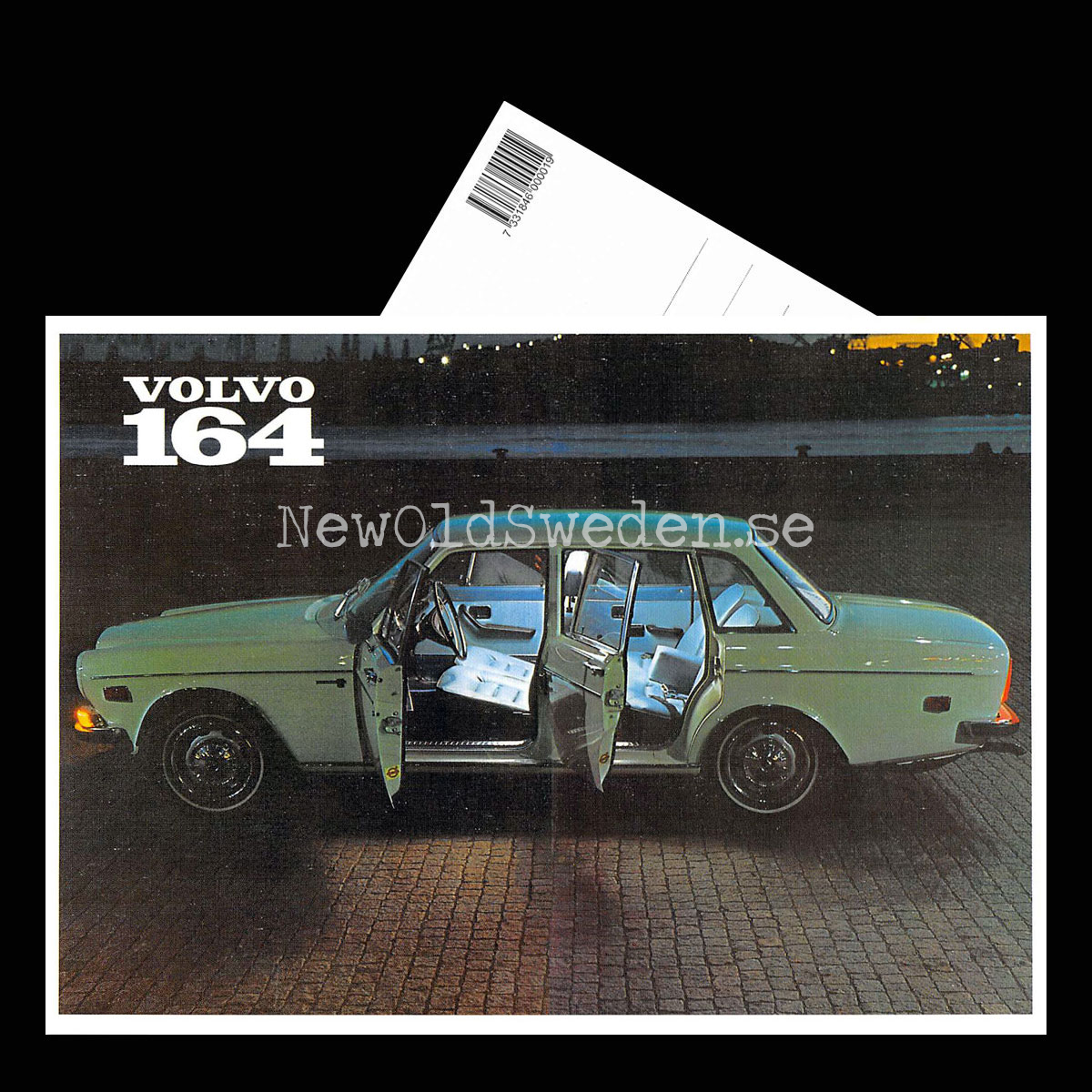 Volvo 164 B30 - 1969 - Vykort A5 - 3