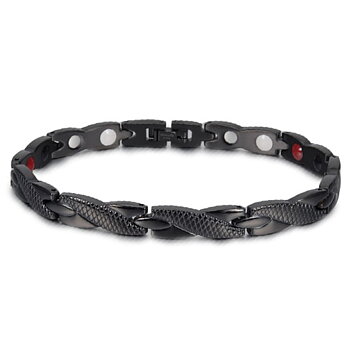 Magnetarmband i rostfritt stål  -Svart