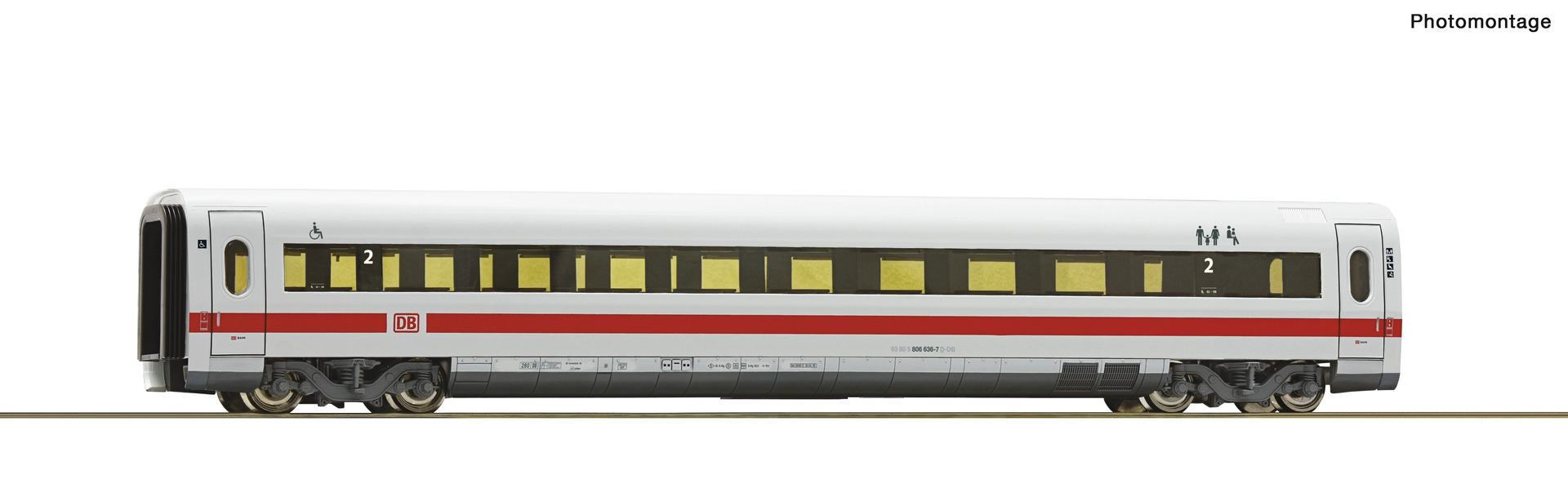 Mellanvagn ICE 2. Kl.