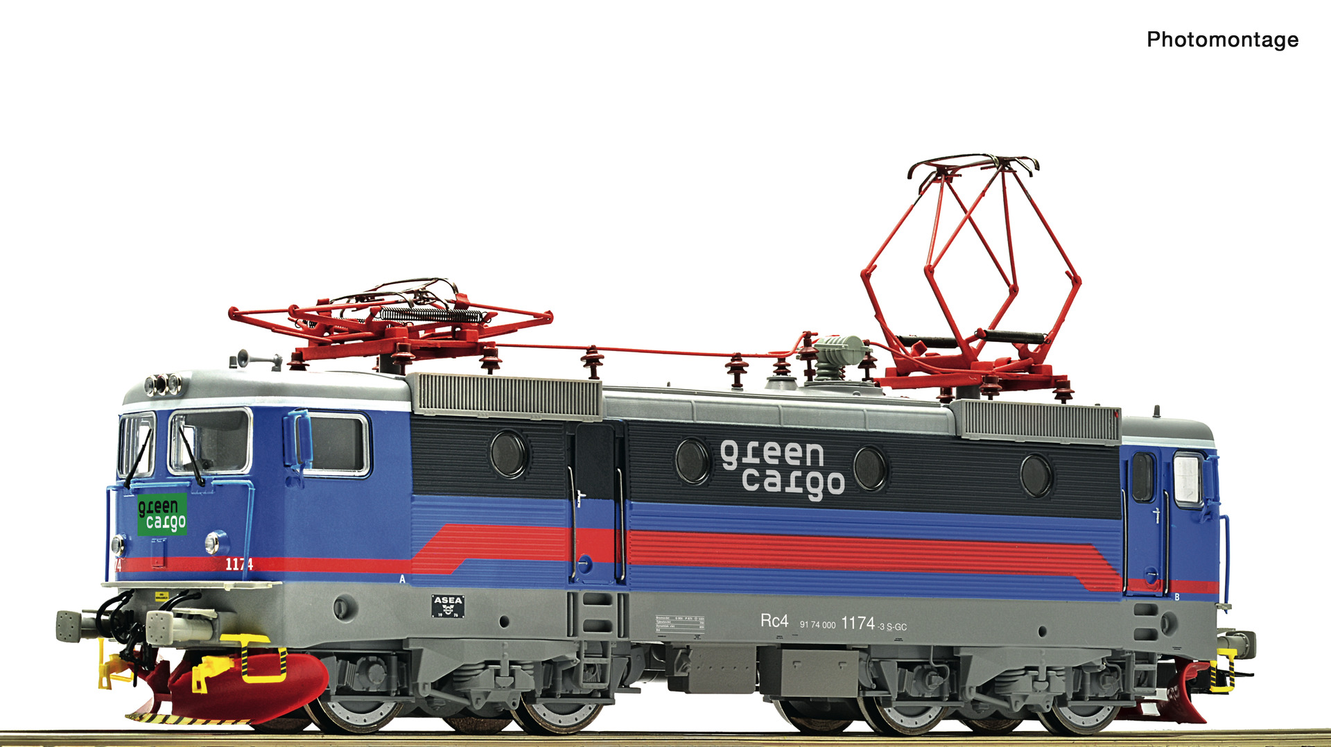 Ellok Rc4 Green Cargo, DC
