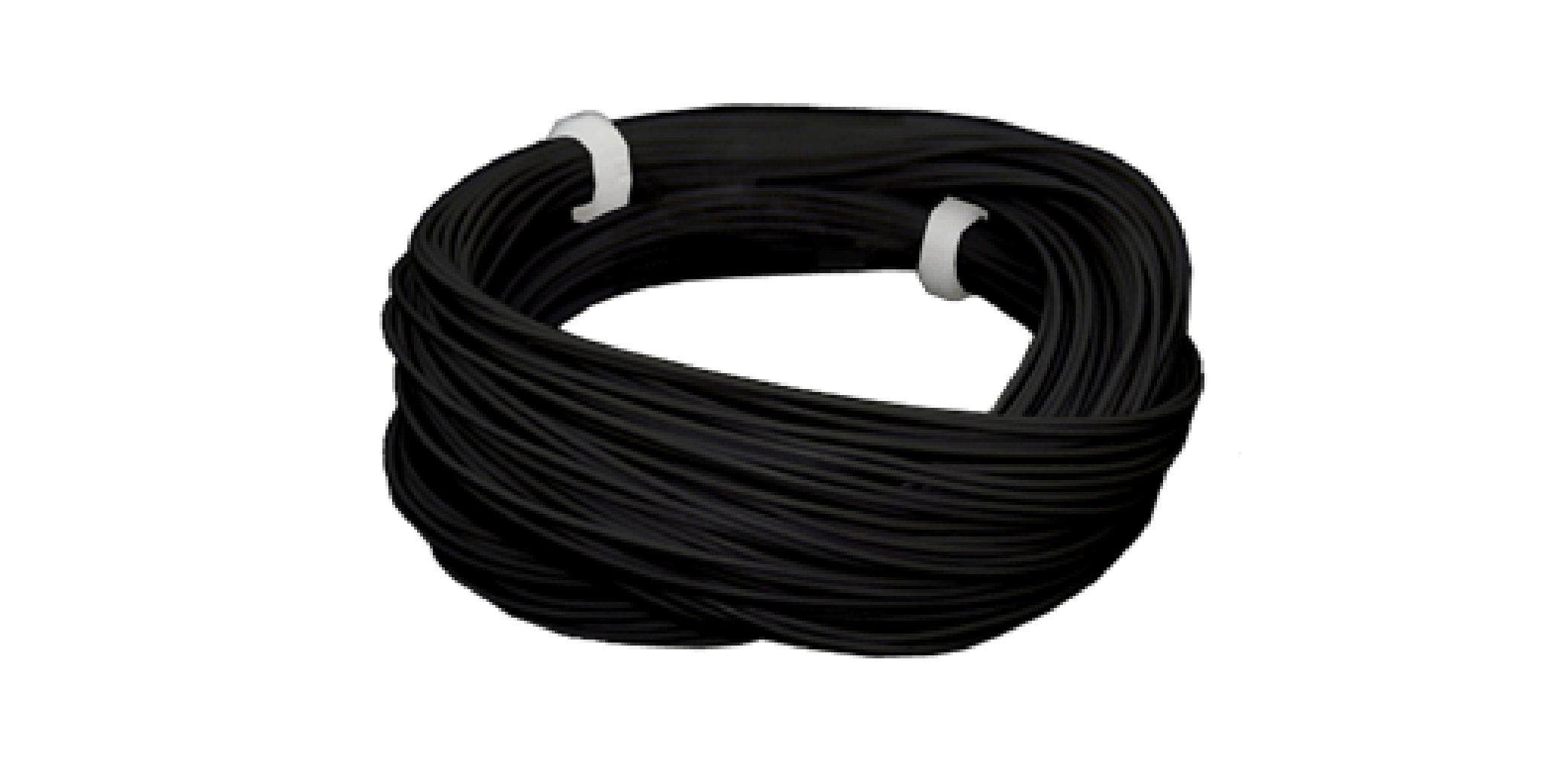 Tunn dekoderkabel, Ø 0.5mm, AWG36, svart