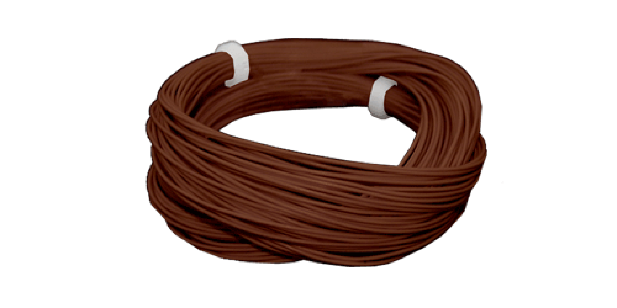 Tunn dekoderkabel, Ø 0.5mm, AWG36, brun
