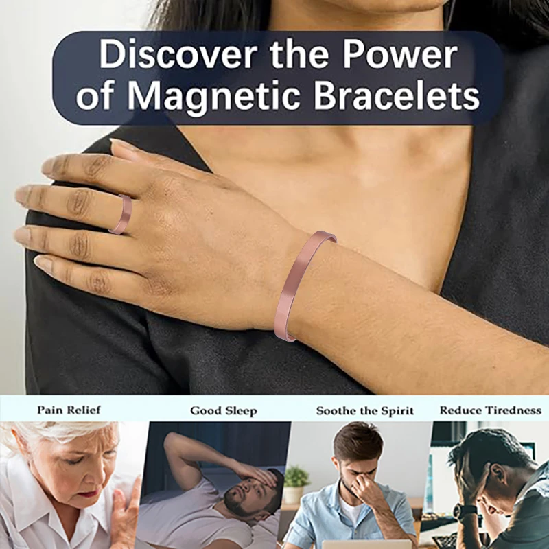 Magnetarmband i Antik Koppar - 7