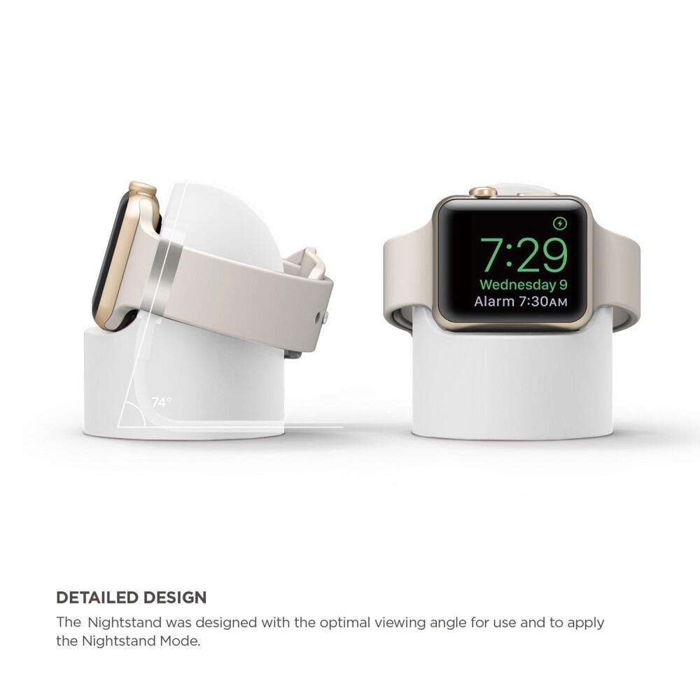 Silikonstativ för Apple Watch - Vit - 3