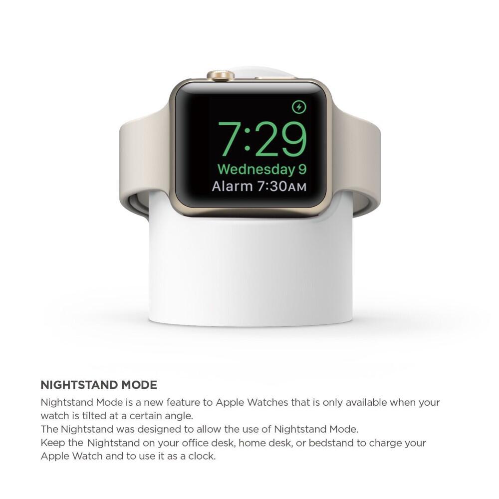 Silikonstativ för Apple Watch - Vit - 2