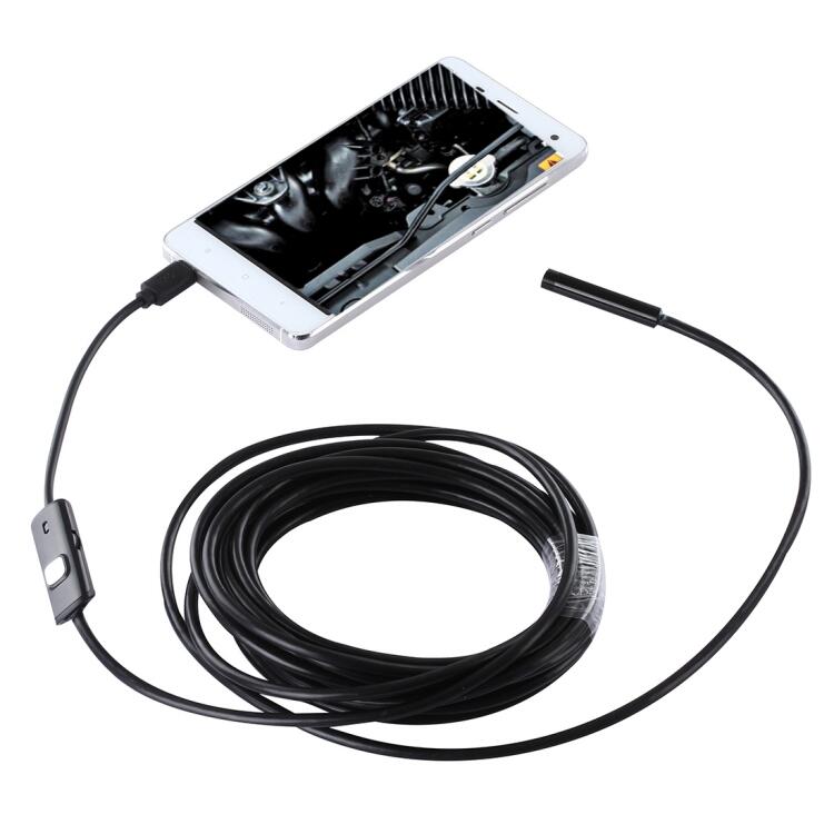 SiGN Vattentålig Inspektionskamera 5m Micro-USB för PC & Android - Svart