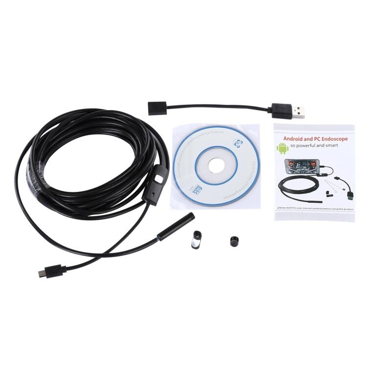 SiGN Vattentålig Inspektionskamera 5m Micro-USB för PC & Android - Svart - 4