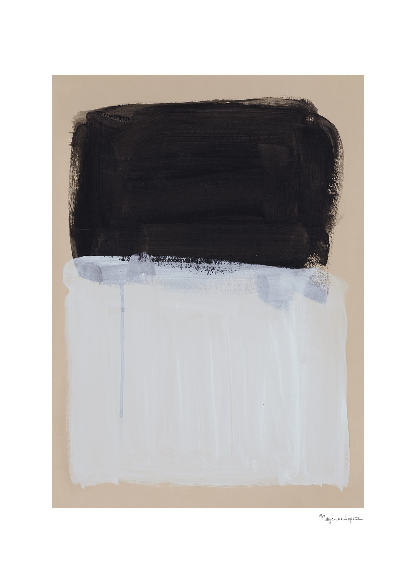 Poster Painted Surface 30x40 cm