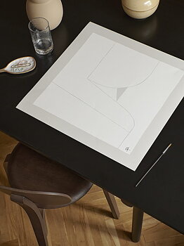 Poster 10am 50x50 cm