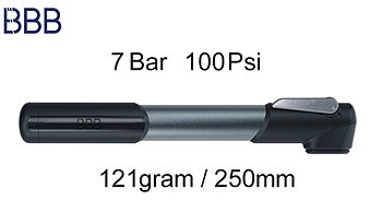 BBB Minipump WindRush S Aluminium