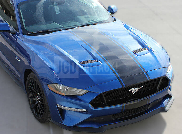 OE Style Aluminum Huv - (MUSTANG 18-21 GT, Ecoboost)
