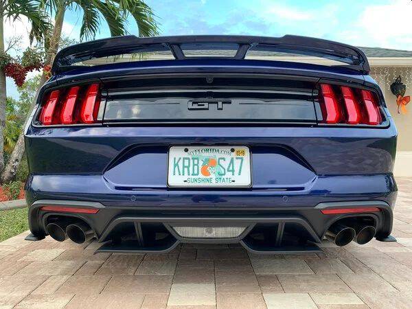 Defuser Kitt Bak (MUSTANG 18-21 GT, 19-21 Ecoboost w/ Active Exhaust) - 5