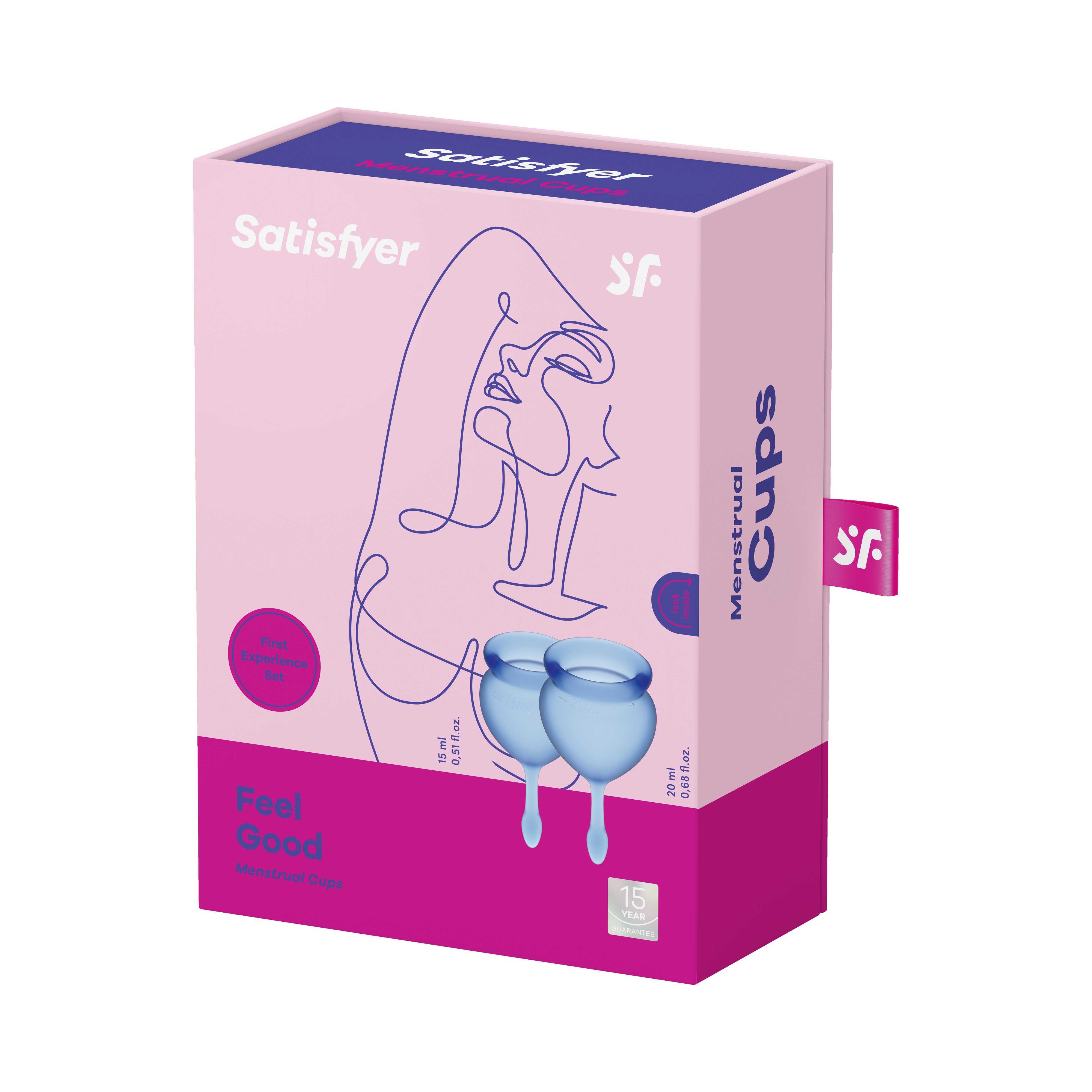 Satisfyer Feel Good menstrual cup dark blue - 2