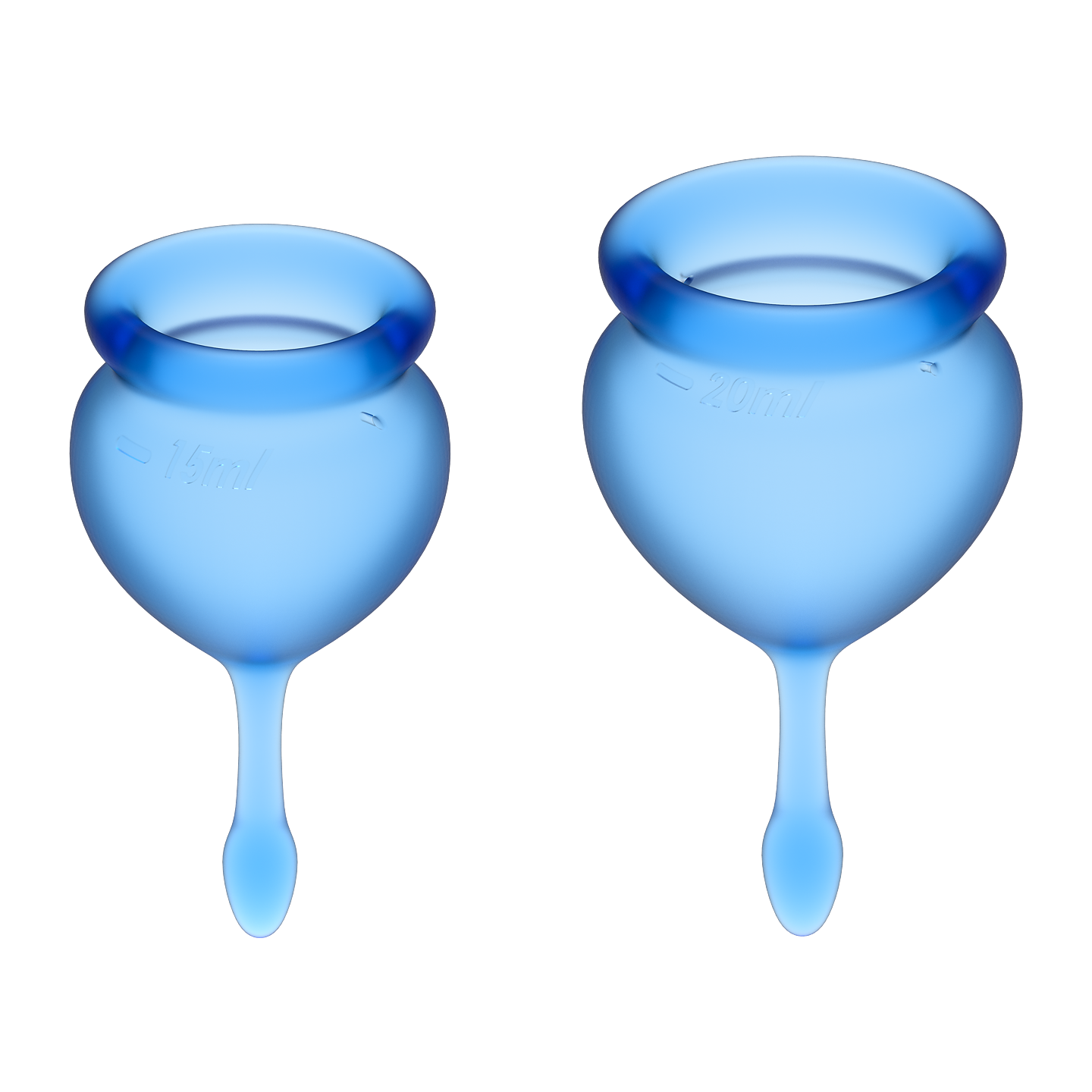 Satisfyer Feel Good menstrual cup dark blue