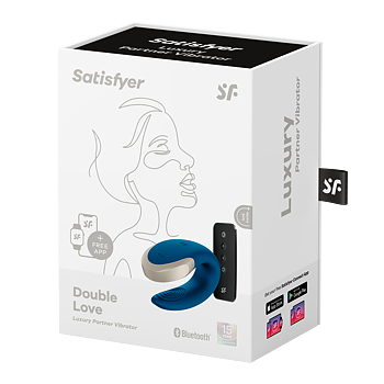 Satisfyer Double Love blue incl. Bluetooth and App