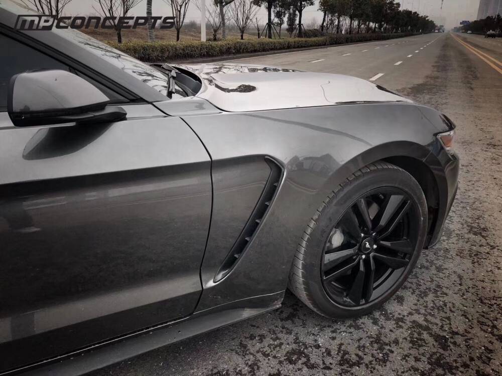 GT350 Style Framskärmar - Stål (MUSTANG 15-17 GT, EcoBoost, V6) - 2
