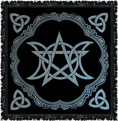 Altarduk / Väggbonad - Keltisk knut  Pentagram 