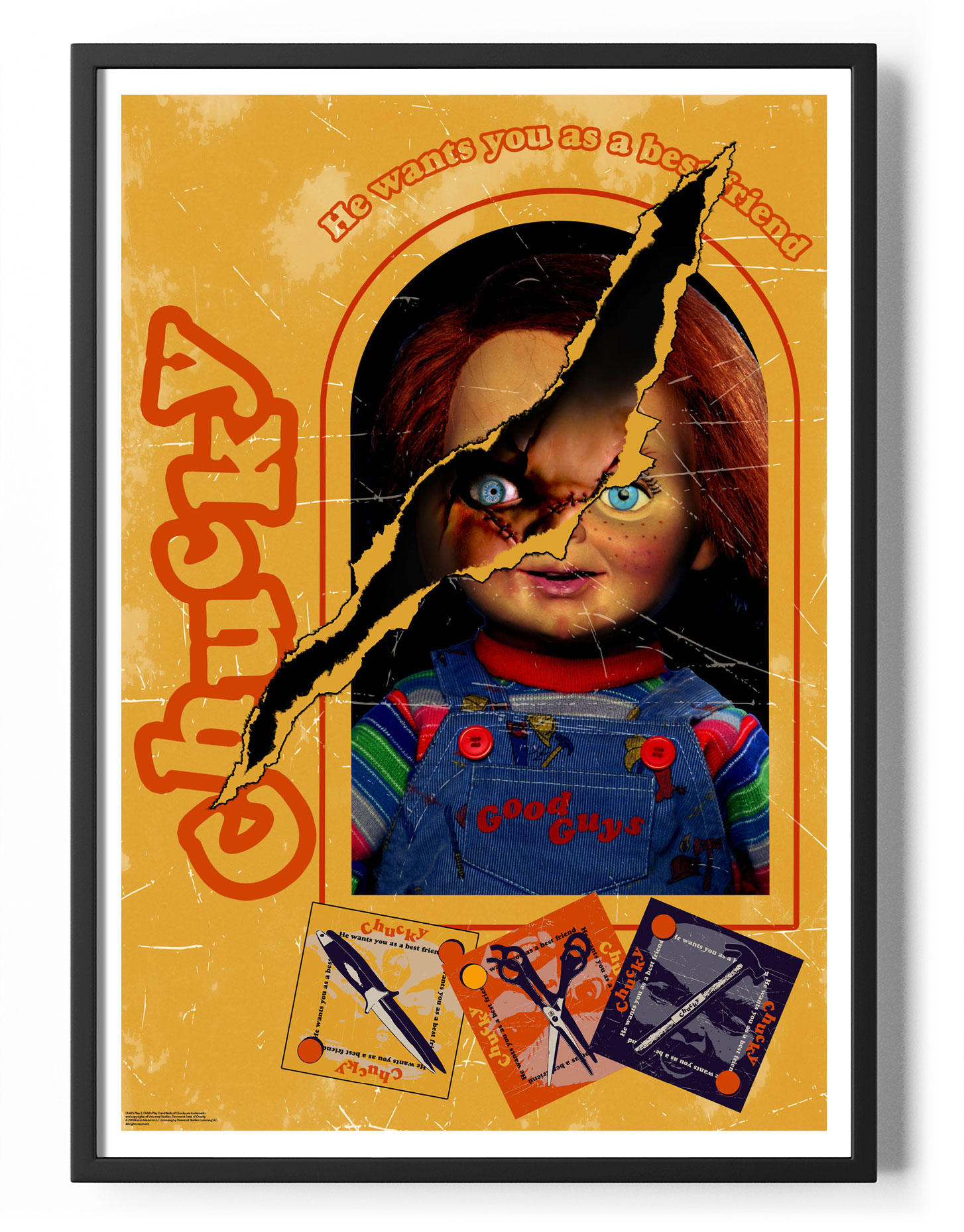 Chucky Doll Box Poster - Justposters