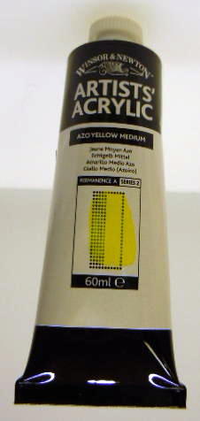 Winsor&Newton ARTSITS´ ACRYLIC Azo Yellow Medium 019