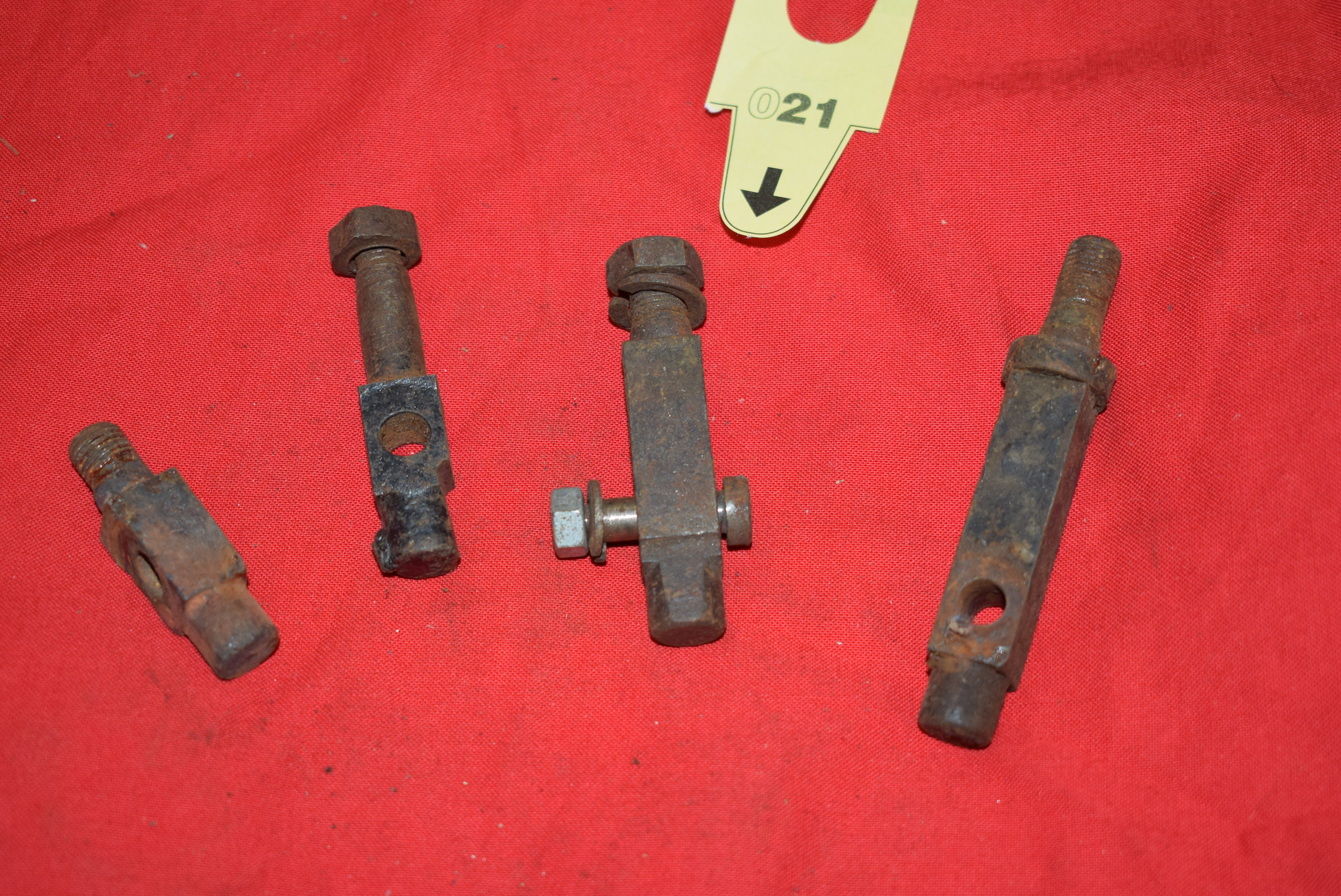 Footboard Studs Harley J JD 4pc (#021)