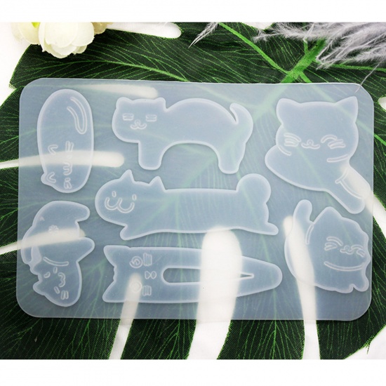 Silicone Resin Mold  Cats Hairpins - 2
