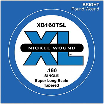 Single strings D'Addario XB160TSL Tapered Super Long Scale Bass String 