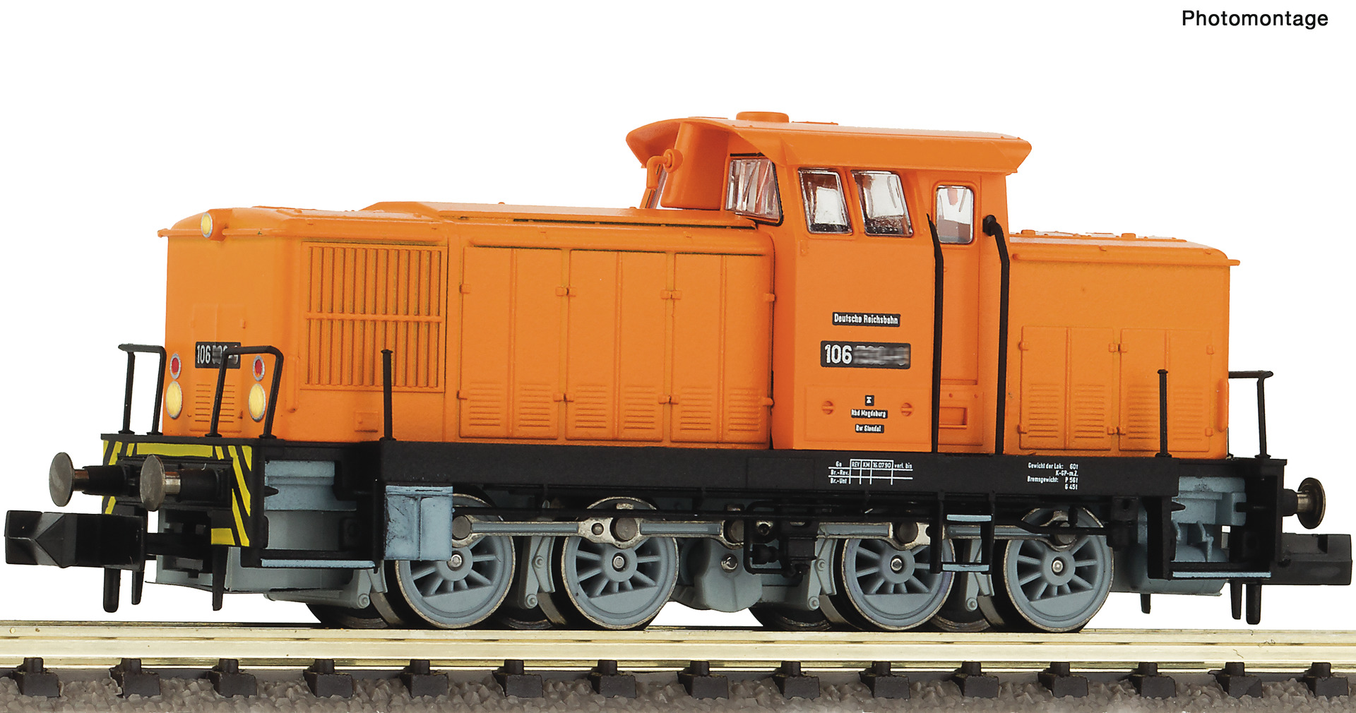 Diesel locomotive class 1 06, DR