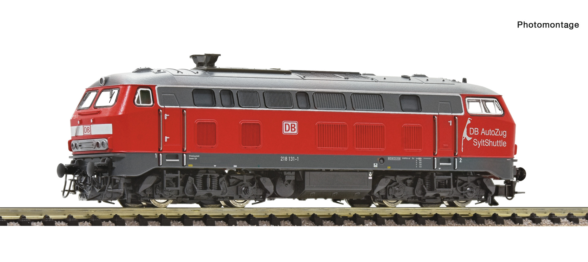 Diesellok BR218.1 trafikröd