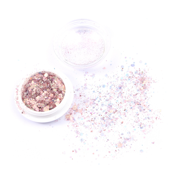 Sequins AB Peachpink