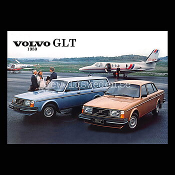 Volvo GLT - 1980 - Vykort A5