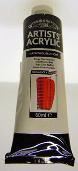 Winsor&Newton ARTSITS´ ACRYLIC Naphthol Red Light 421