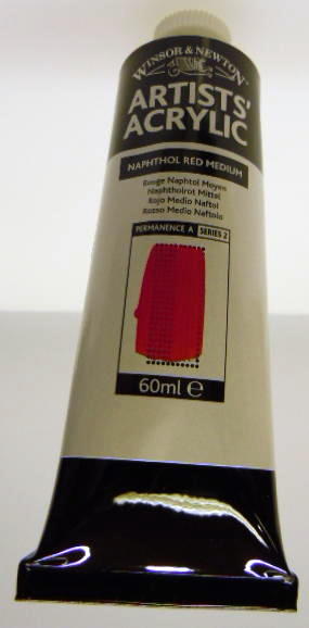 Winsor&Newton ARTSITS´ ACRYLIC Naphthol Red Medium 423