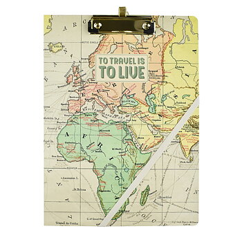 Take notes, Clipboard folder (skriveplade), Travel