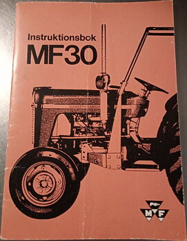 1964 Massey-Ferguson MF30 Instruktionsbok