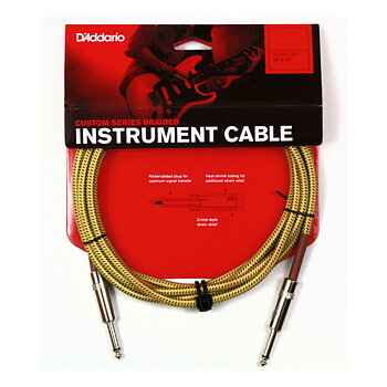 Planet Waves - D'Addario CS Braided Instrument Cable (Tweed)