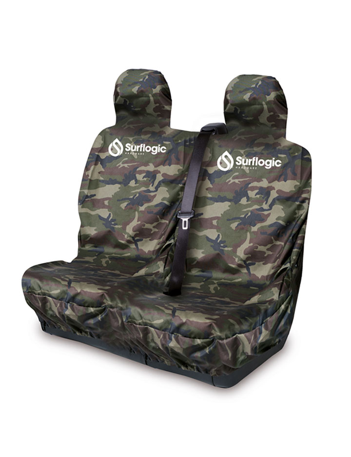 SURFLOGIC Waterproof car seat cover double camo