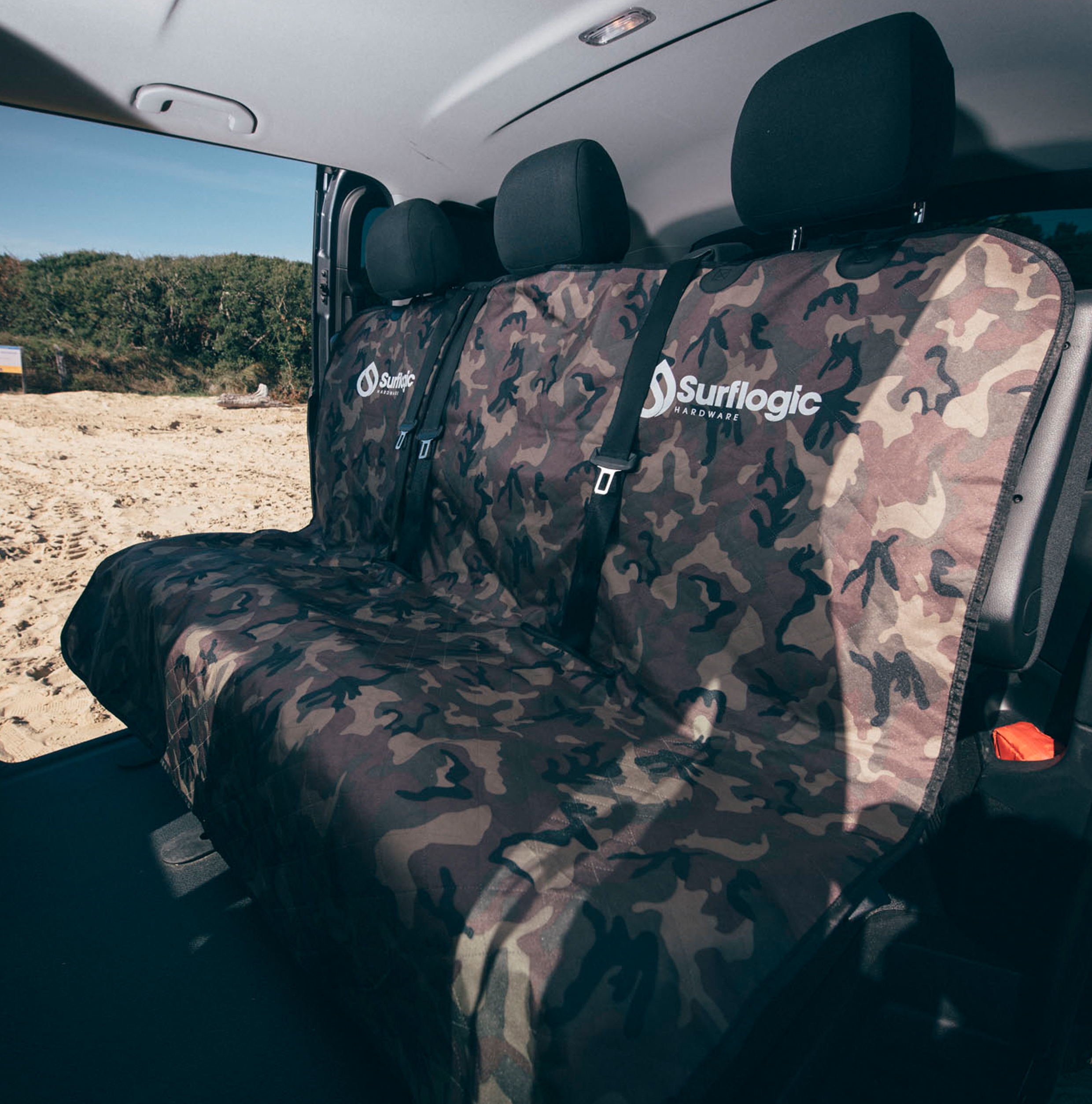 SURFLOGIC Waterproof car seat cover triple universal camo - 3