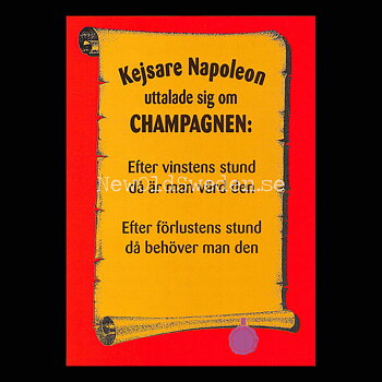 Kejsare Napoleon - 1980-tal - Bror-Eric Bergqvist Texter - 14 av 18 Vykort A5
